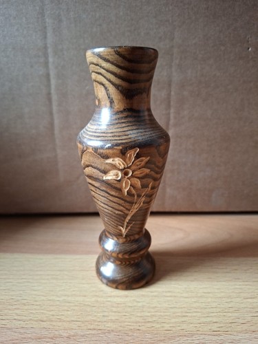 Kleine holzvase dekorative - holzvase,