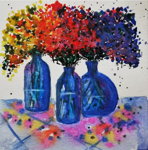 Still life purple - still,