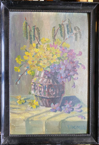 Oil painting sign - painting, a.f