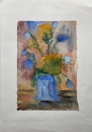 Expressive still life blue - expressive,