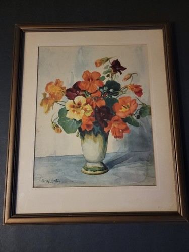 Hans lentz floral vase - -,