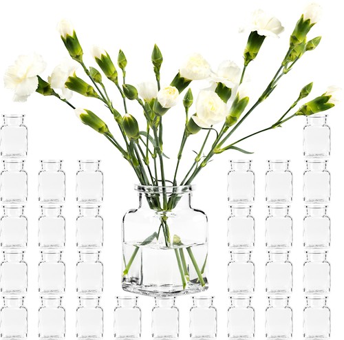 30x mini vase väschen glas - mini,
