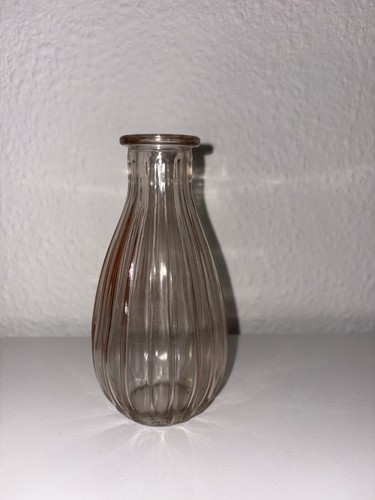 Kleine vase rosa glas - vase,