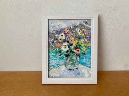 Summer bouquet oil - bouquet, painting