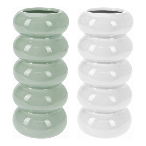 Keramik vase modern - vase, rund