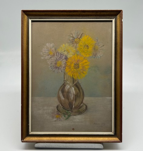 Pastel still life flowers a - in,