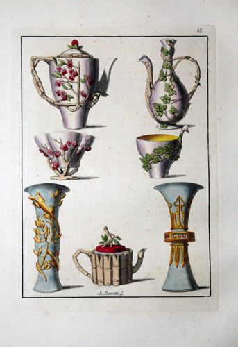 China porcelain vase - vase, tea