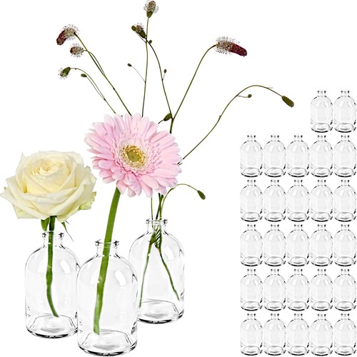 30x mini vase väschen glas - mini,