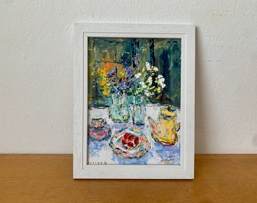 Summer still life - still, oil