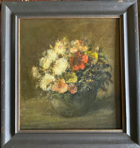 Oil painting sign r - ::oil, sign.r.nowicki