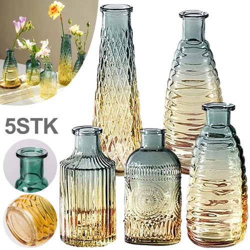 Mini glasvasen set stück - glasvasen,