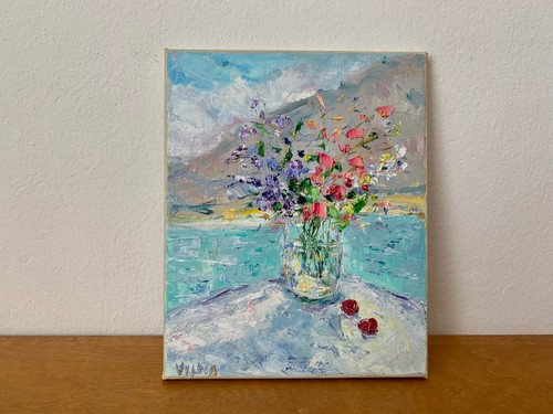 Summer still life oil - life, painting
